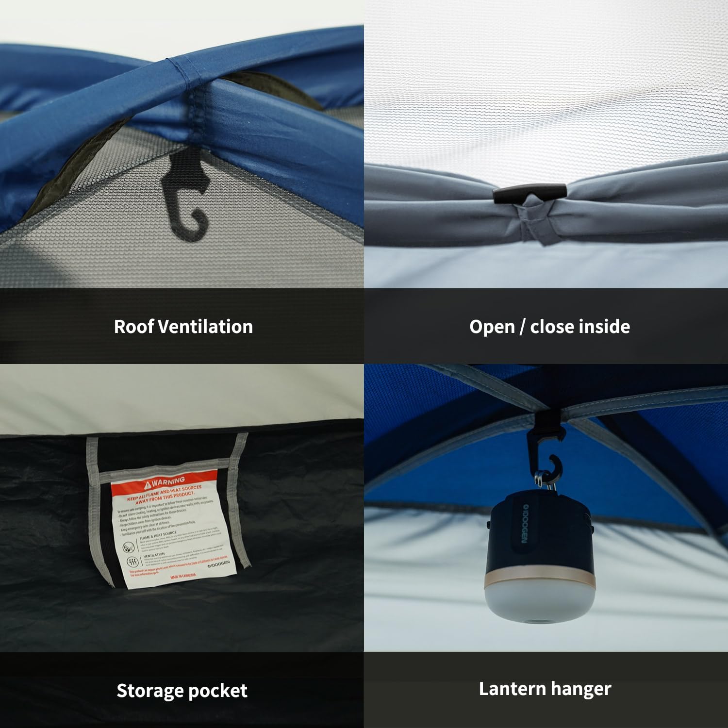 Tents for Camping 2/4/6 Person Camping Dome Tent, Easy to Set Up, Lightweight Camping Tent, Portable Camping Tent for Outdoor and Backpacking Sundome Tent - Image 6